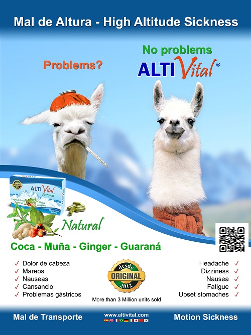 pastilla para el mal de altura: Altivital.