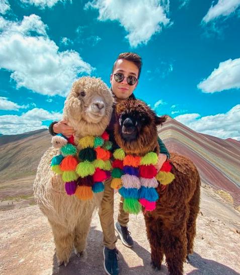 Montana de colores foto
