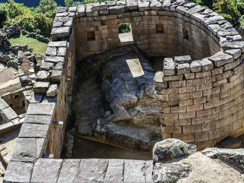 Templo del sol Machupicchu.
